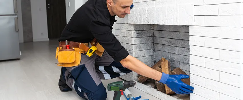 Fireplace Damaged Damper Frame Repair Services in Ilchester, Maryland