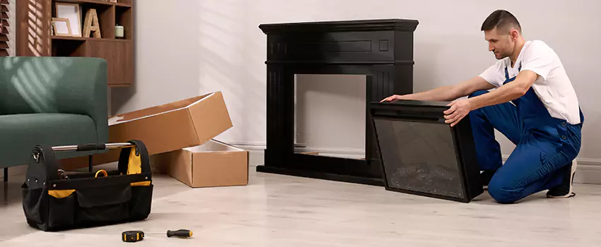 Old Rusted Metal Fireplace Repair And Replacement in Ilchester, MD